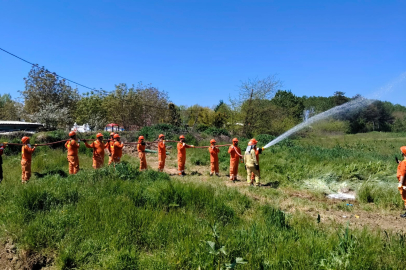 EDAK Ekibi, Orman Yangınları Gönüllü Eğitimini Tamamladı