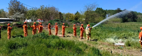 EDAK Ekibi, Orman Yangınları Gönüllü Eğitimini Tamamladı