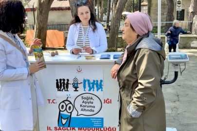 Gelibolu'da Dünya Aşı Haftası Kapsamında Stant Kuruldu