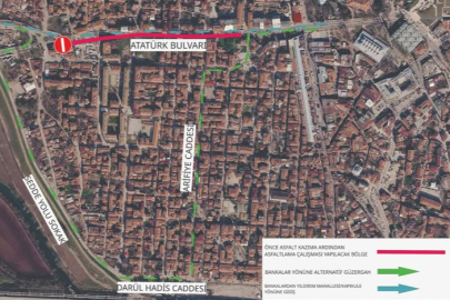 Atatürk Bulvarı’nda Asfalt Çalışması Başlıyor