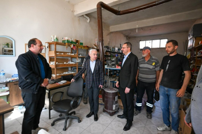 Vali Turan Sergen Köyü’nde Esnaf ve Vatandaşlarla Buluştu