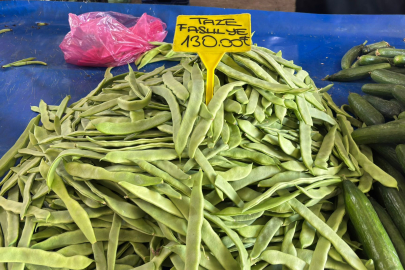 Edirne Pazarında Taze Fasulye Cep Yakıyor