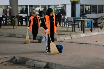 Edirne Şehirlerarası Otobüs Terminali’nde Kapsamlı Temizlik Çalışması
