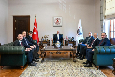 Vali Turan, Çalışma ve Sosyal Güvenlik Bakanlığı Heyetini Kabul Etti