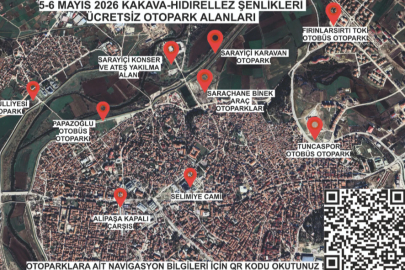 Kakava ve Hıdırellez Şenlikleri İçin Ücretsiz Otopark Düzenlemesi