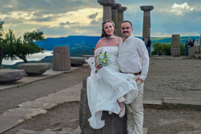 Antik Kent, Düğün Fotoğrafı Çektirmek İsteyen Çifte Doğal Fotoğraf Stüdyosu Oldu