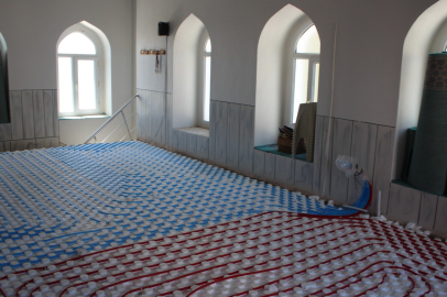 Vize’de Cami Isıtma Tesisatı Yenileniyor