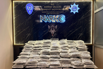 Edirne’de 90 Kilo Uyuşturucu Ele Geçirildi