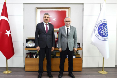 Tekirdağ İl Müftüsü Mustafa Bilgiç’ten Rektör Mümin Şahin’e Ziyaret