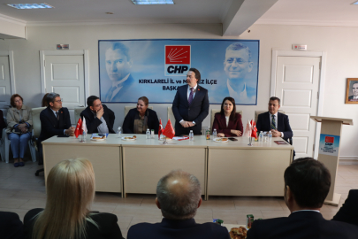 CHP Genel Başkan Yardımcıları Tamaylıgil, Bağcıoğlu ve Gökçen, Kırklareli'nde Ziyaretlerde Bulundu
