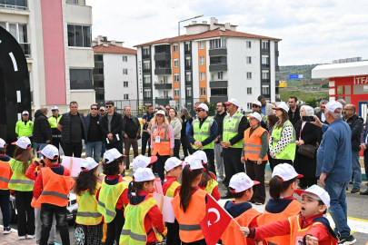 Süleymanpaşa’da Miniklere Trafik Eğitimi Verildi