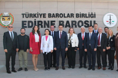 CHP Heyetinden Edirne Barosu’na Ziyaret