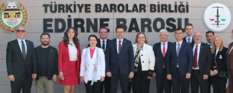 CHP Heyetinden Edirne Barosu’na Ziyaret