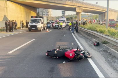 Tekirdağ'da Motosikletin Bariyerlere Çarptığı Kazada 1 Kişi Öldü