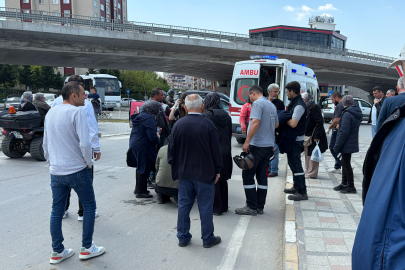 Yola Dökülen Toprakta Kayan Motosikletin Sürücüsü Yaralandı