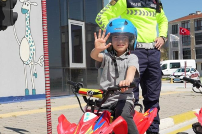 Tekirdağ'da 16 Bin Öğrenciye Uygulamalı Trafik Eğitimi