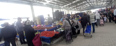 Havsa Halk Pazarı Vatandaşların Uğrak Noktası Oldu