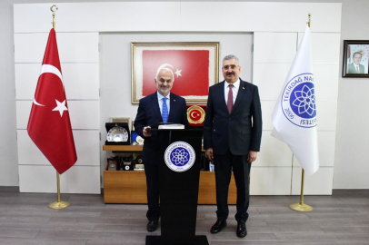 NKÜ Rektörü Şahin, Temel Kotil’i Ağırladı