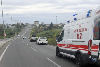 Tekirdağ'da Otomobilin Çarptığı Yaya Yaralandı