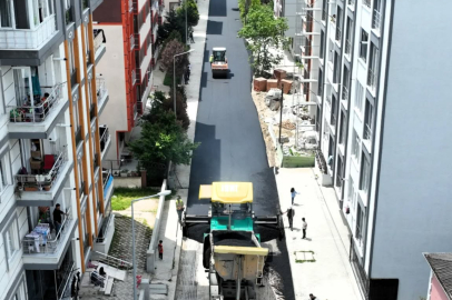 Çerkezköy’de Asfalt Çalışmaları Sürüyor