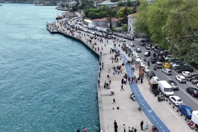 İstanbul’da Güneşi Gören Sahile Koştu
