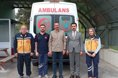 Kaymakam Özderin’den Sağlık Personeline Ziyaret