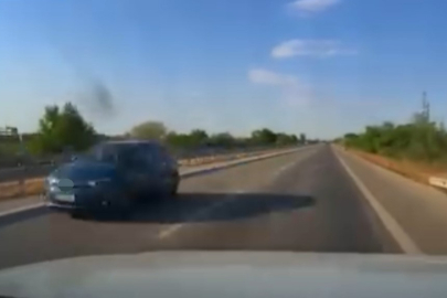 Edirne'de Ters Yönde İlerleyen Otomobil Trafikte Tehlike Saçtı