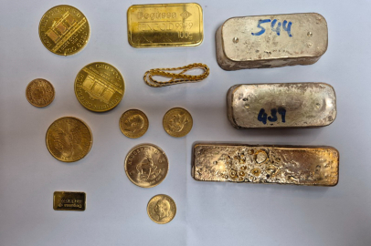 113 Bin Euro Değerinde Kaçak Altın, Komşuya Takıldı