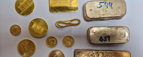 113 Bin Euro Değerinde Kaçak Altın, Komşuya Takıldı