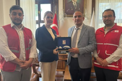 Kızılay Heyetinden Edirne Belediyesine Ziyaret