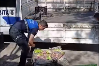 Zabıtadan Kaldırım İşgaline Müdahale