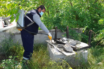Keşan Belediyesi Erikli Sahili’nde Larvasit Çalışmalarını Sürdürüyor