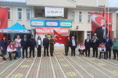 Edirne’nin Özel Çocukları Askerliğe Uğurlandı
