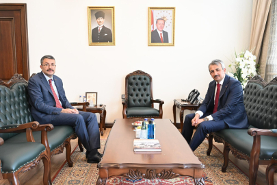 Vali Yunus Sezer’den Bakan Yardımcısı Ali Çelik’e Ziyaret