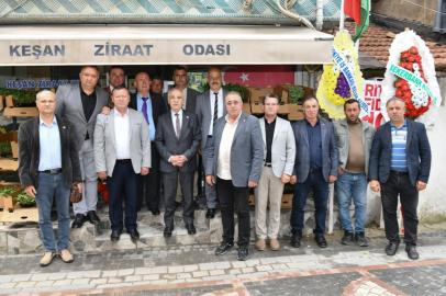 Başkan Özcan’dan Ziraat Odası’na Çiftçiler Günü Ziyareti