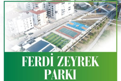 Çorlu’da Ferdi Zeyrek Parkı Açılıyor