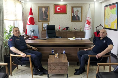 İl Jandarma Komutanı Eskitürk’ten İl Tarım Müdürlüğü’ne Ziyaret