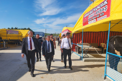 Çorlu’da Kurban Satış Pazarı Ziyaret Edildi