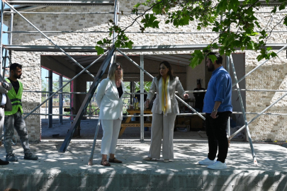 Çorlu Gölbaşı Parkı’ndaki Restoran Projesinde İnceleme Yapıldı