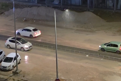 Edirne’de Gece Sağanak Yağış Etkili Oldu