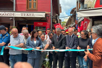 Edirne’de Terziler Sokağı Yenilenmiş Haliyle Açıldı