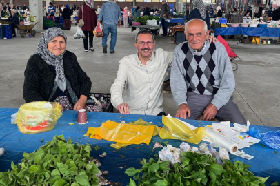 Kaymakam Özderin’den Pazar Esnafına Bayram Ziyareti