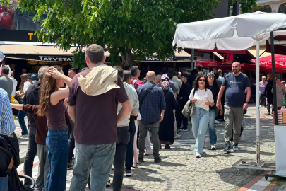‎Edirne'deki Ciğercilerde Bayram Kuyruğu