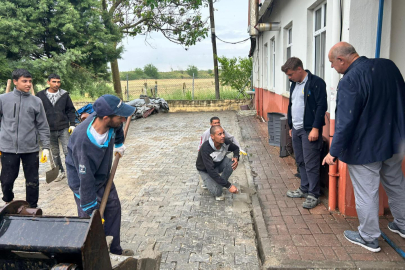 Hayrabolu’da Kamyon Garajı Önünde Yol Çalışması Tamamlandı