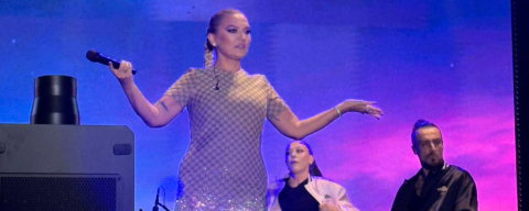 Şarkıcı Demet Akalın, Kırklareli'nde Konser Verdi