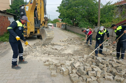 Ergene’de Yol İyileştirme ve Düzenleme Çalışmaları Sürüyor