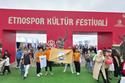 TÜ Öğrencileri 8. Etnospor Kültür Festivali’nde Görev Aldı