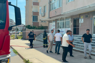 Çerkezköy'de Apartman Yangını Paniğe Neden Oldu