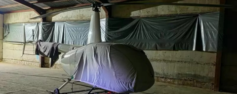 Komşuda, Türkiye’ye Uyuşturucu Taşıyan Helikopter Bulundu