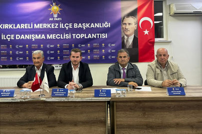 AK Parti Merkez İlçe Başkanlığı Danışma Meclisi Toplantısı Yapıldı
